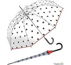 Black Transparent Automatic Umbrella