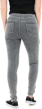 M17 Women Ladies Denim Jeans Jeggings Skinny Fit Classic Casual Cotton Trousers Pants with Pockets