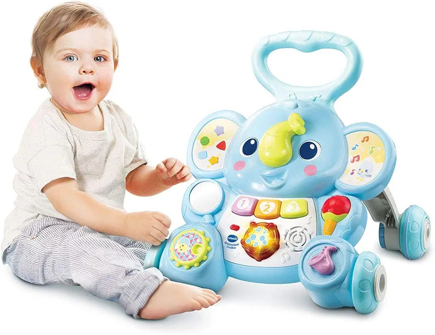 VTech - Trottino Elephant - Interactive Walking Walker / Toy 9-36 Months - French Version