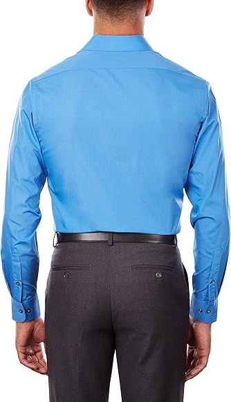 Van Heusen Dress Shirt Regular Fit Flex Collar Stretch Solid Tuxedo Shirt, Matte Men