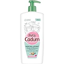 Petit Cadum Easy Detangling Body and Hair Cleansing Gel with Sweet Almond Organic, 750 ml (Pack of 1)