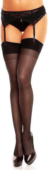 Glamory Damen Suspender Stocking